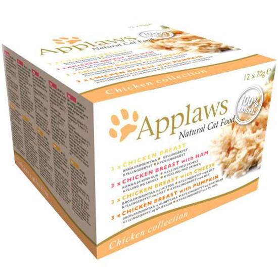 Picture of Applaws Cat tin Multi Pack Chicken 12 x 70g