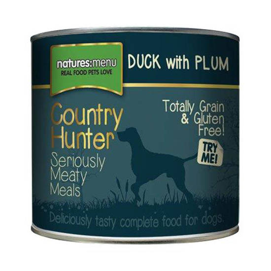 Picture of NATURES MENU DOG DUCK/PLUM TIN